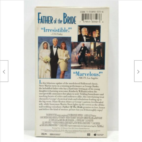 Father of the Bride (VHS, 1992) 4779E1M - Picture 4 of 10